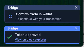 Oku Status and Progress bar